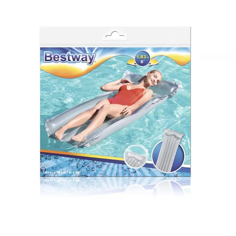 Bestway 44013 Oro čiužinys plaukiojimui pilka 183 x 76 cm