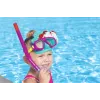 Bestway Hydro-Swim nardymo kaukė ir vamzdelio rinkinys - rožinė