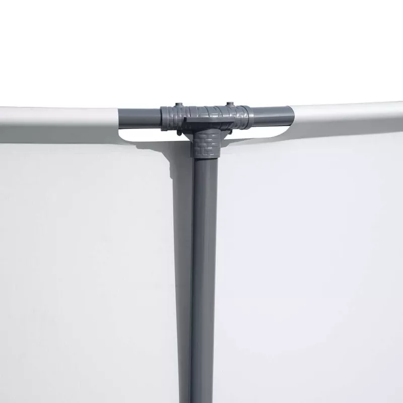 Bestway Steel Frame Pool 549 x 122 cm (18 ft x 48 in) Round Above Ground Pool su filtro siurbliu, kopėčiomis, dangčiu - 56462