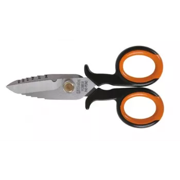 BETA 1128BSX elektriko žirklės su vielos nuėmimo įpjova, 145 mm, nerūdijantis plienas, oranžinė/juoda