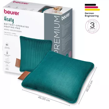 Beurer HK 77 Heaty Celestial Green šildoma pagalvėlė su laido dangteliu (20078)