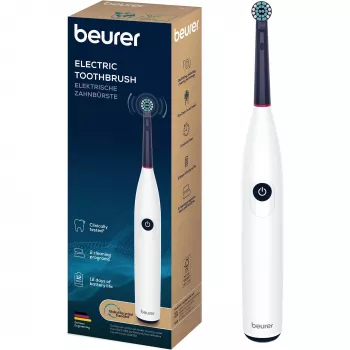 Beurer TB 15 Green Planet elektrinis dantų šepetėlis baltas, soninis apvalus galvutė, 3 programos, 2 šepetėlio galvutės, 104,92