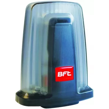 BFT RADIUS LED BT A R1 W 24V Mirgantis Švyturys su Antena, Baltas Difuzorius