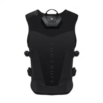 bHaptics TactSuit Air Onyx haptinė liemenė su 40 vibracinių variklių, Bluetooth, USB-C, kvėpuojančiu tinkleliu, juoda