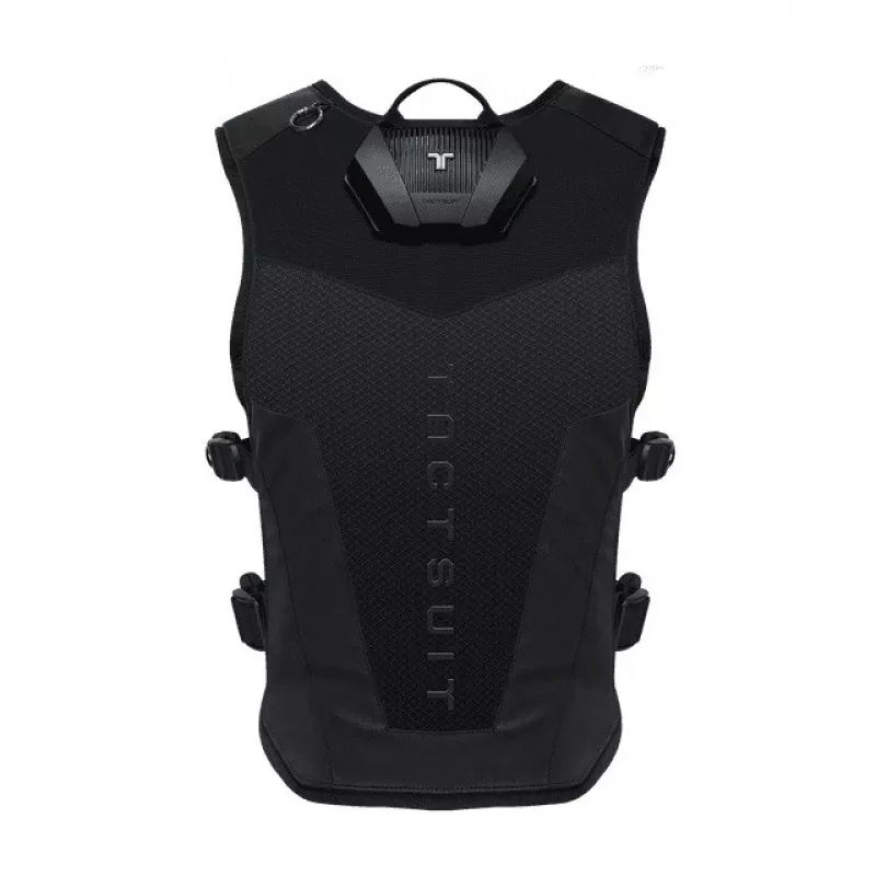 bHaptics TactSuit Air Onyx haptinė liemenė su 40 vibracinių variklių, Bluetooth, USB-C, kvėpuojančiu tinkleliu, juoda