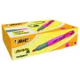 BIC Brite Liner Grip žymeklis, kaltelio formos antgalis, rožinis, 1,7–5,1 mm linijos plotis, 1 vnt.