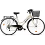 Bicycl City Pisa 28 77016 White with Basket