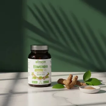 BIOWEN Ashwagandha – Maisto papildas žmonėms – 120 kapsulių