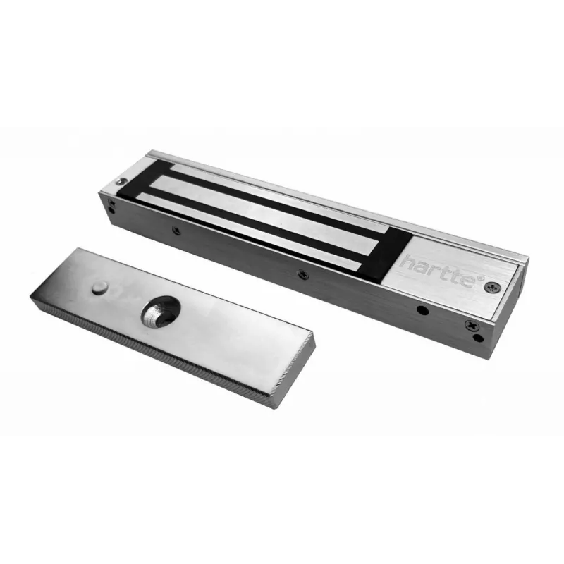 BIRA HARTTE MG280SR 280kg elektromagnetinė spyna su durų būsenos stebėjimu ir LED signalizacija