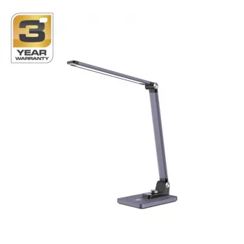 BL1268-C metalinė pilka daugiašviesė LED stalinė lempa su RGB ir reguliuojama balta