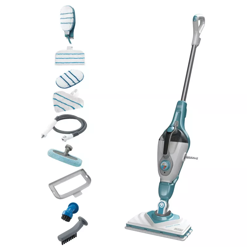 BLACK & DECKER Garų šluotuvas 1600W BHSM166DSM