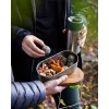 black+blum Oval Box 0.5 L maisto laikymo indas su bambuko dangteliu ir nerūdijančio plieno pagrindu