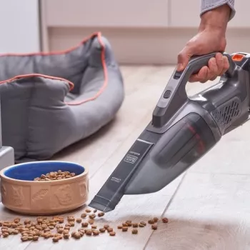 BLACK+DECKER BCHV001C1 Powerconnect 12V automobilio rankinis dulkių siurblys, 0.56L be maišelio, juoda/pilka/oranžinė
