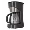 BLACK+DECKER BXCO1001E 1000 W 12 puodelių kavos virimo aparatas su filtru, 1,5 L, juodos spalvos