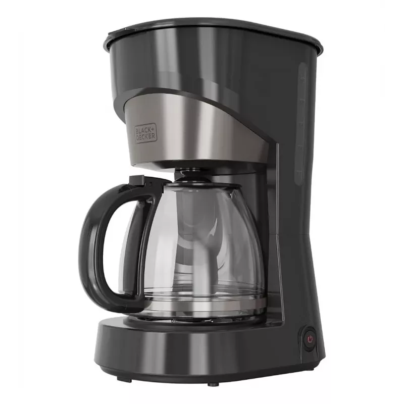 BLACK+DECKER BXCO1001E 1000 W 12 puodelių kavos virimo aparatas su filtru, 1,5 L, juodos spalvos
