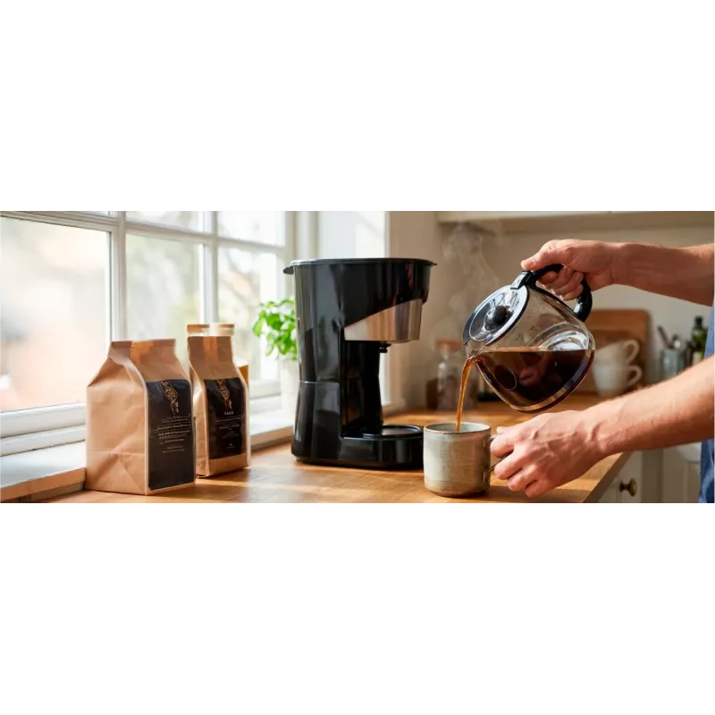 BLACK+DECKER BXCO1001E 1000 W 12 puodelių kavos virimo aparatas su filtru, 1,5 L, juodos spalvos