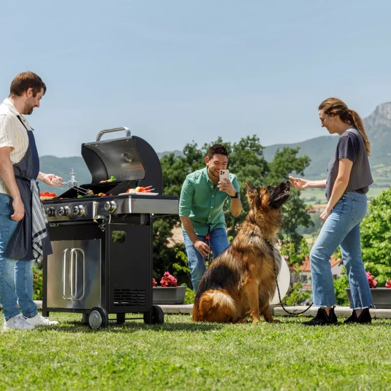 Black+Decker BXOG12950E dujinė kepsninė, 3 degikliai