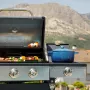Black+Decker BXOG16550E dujinė kepsninė, 4 degikliai su šoniniu degikliu, 16,5 kW, juoda ir nerūdijantis plienas