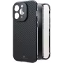 Black Rock Cover 360° stiklas, skirtas Apple iPhone 15 Pro, tikras anglies pluoštas (00221268)