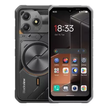Blackview FORT100 6/128GB išmanusis telefonas, 6.78 colio FHD+ 120Hz, Dimensity 8020, 8800mAh, juodos spalvos