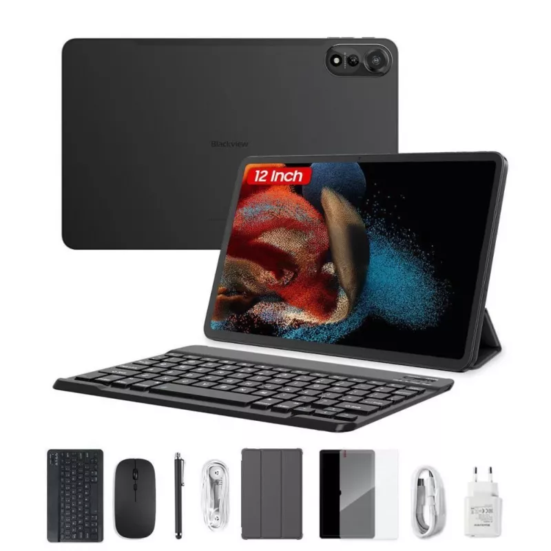 Blackview MEGA 2 Planšetė 11.52 inch 6/256GB 4G LTE Android 13 + Rinkinys (Klaviatūra, Dėklas, Rašiklis, Pelė) Žalia