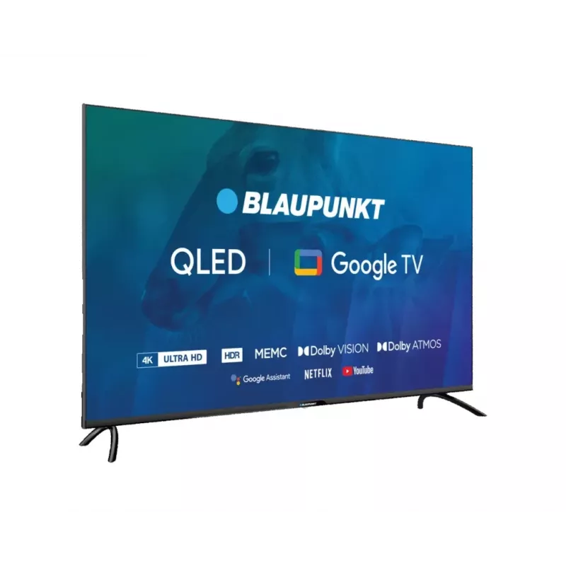 Blaupunkt 50QBG6000S 50 inch (126 cm) QLED 4K Ultra HD Google TV, Dolby Vision, Dolby Atmos
