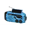 Blaupunkt ER10BC FM PLL skaitmeninis žadintuvas su radiju, dvigubu žadintuvu, USB įkrovimu, termometru, mėlynas kamufliažas