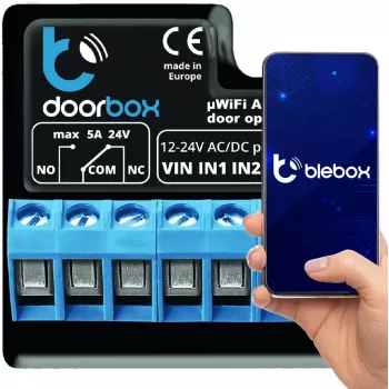 BLEBOX DoorBox – vartų ir durų valdiklis