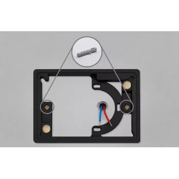 Blebox framePanelM Juoda įleidžiamas sieninis montavimo rėmas ControlPanelM