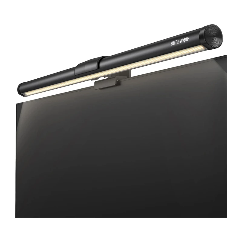 BlitzWolf BW-CML2 Air Monitor Light su CO2, TVOC, temperatūros ir drėgmės jutikliu – reguliuojamas LED baras, 2700-6500K, CRI Ra95, USB-C