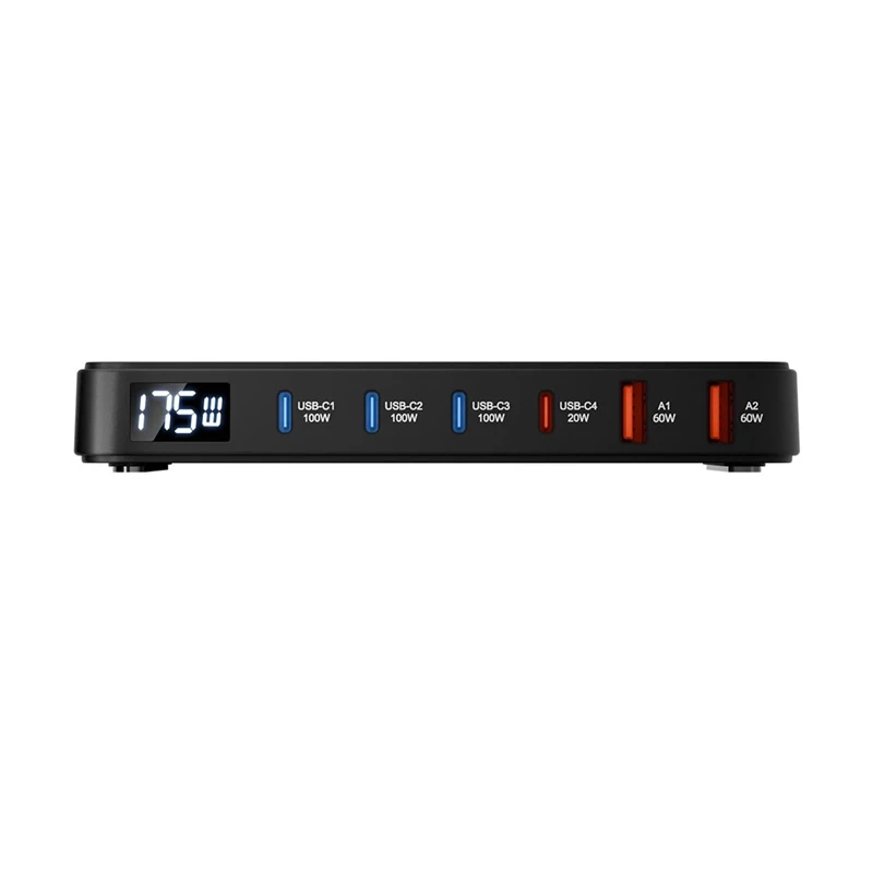 Blitzwolf BW-S30 6-in-1 įkrovimo stotelė 4xUSB-C + 2xUSB 175W