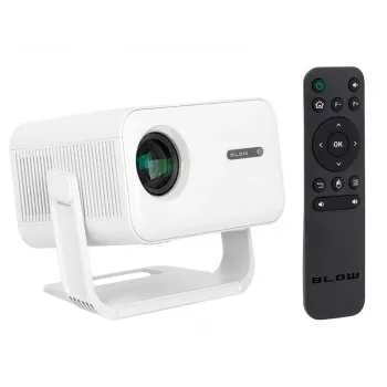 BLOW AndroidTV FullHD MaxView nešiojamasis projektorius baltas