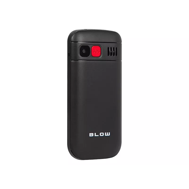 BLOW juodas senjorų telefonas su stovu S18D
