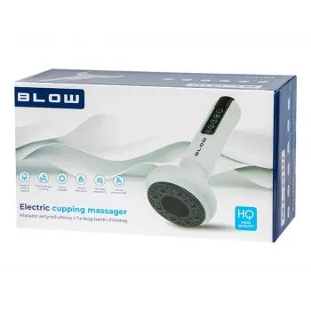 BLOW CUPPING PRO Anti-Cellulite Massager su kinišku kaukimu, 12 siurbimo ir šilumos lygių, raudonos šviesos terapija, įkraunamas