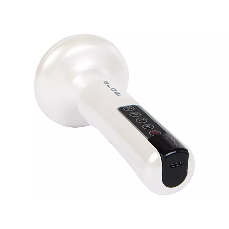 BLOW CUPPING PRO Anti-Cellulite Massager su kinišku kaukimu, 12 siurbimo ir šilumos lygių, raudonos šviesos terapija, įkraunamas