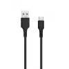 Blue Star USB-A į USB-C laidas 1m 3A Juodas DC-001AC3.0