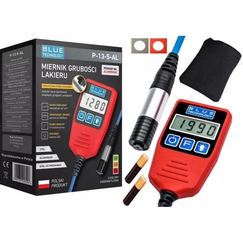 BLUE TECHNOLOGY Paint Thickness Gauge P-13-S-AL