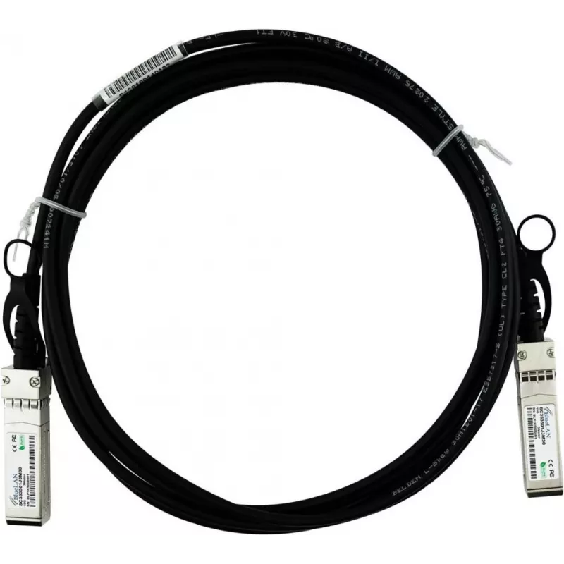 BlueLAN 10GBASE-CR Passive SFP+ to SFP+ Direct Attach Cable, 1.5m, Compatible with Huawei SFP+STACK-CU1M5