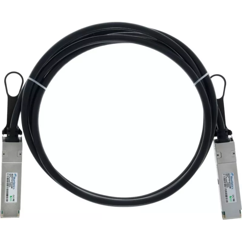 BLUELAN 400G QSFP112 tiesioginio prijungimo varinis kabelis, 1m, suderinamas su Supermicro CBL-NTWK-0912-QSFP-1 CBL-NTWK-0912-QSFP-1-BL