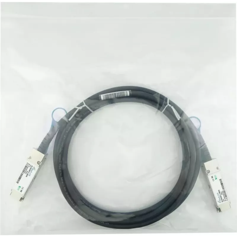 BlueLAN MCP1600-C003-BL suderinamas QSFP28 tiesioginio prijungimo kabelis, 100GBASE-CR4, InfiniBand EDR, 26AWG, 3 metrai