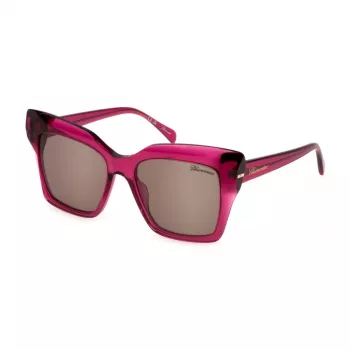 Blumarine moteriški akiniai nuo saulės SBM832S5401BV Drugelis Acetatas Juoda Pilka Gradient UV400