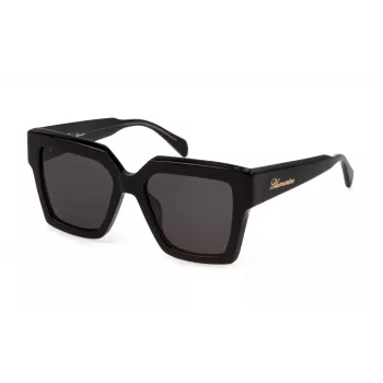 BLUMARINE Moteriški akiniai nuo saulės SBM859-53099A Rudi Havana Drugelis Acetato Rėmelis su Rudais Gradientiniais Polikarbonato Lęšiais 53/18/135 mm UV400