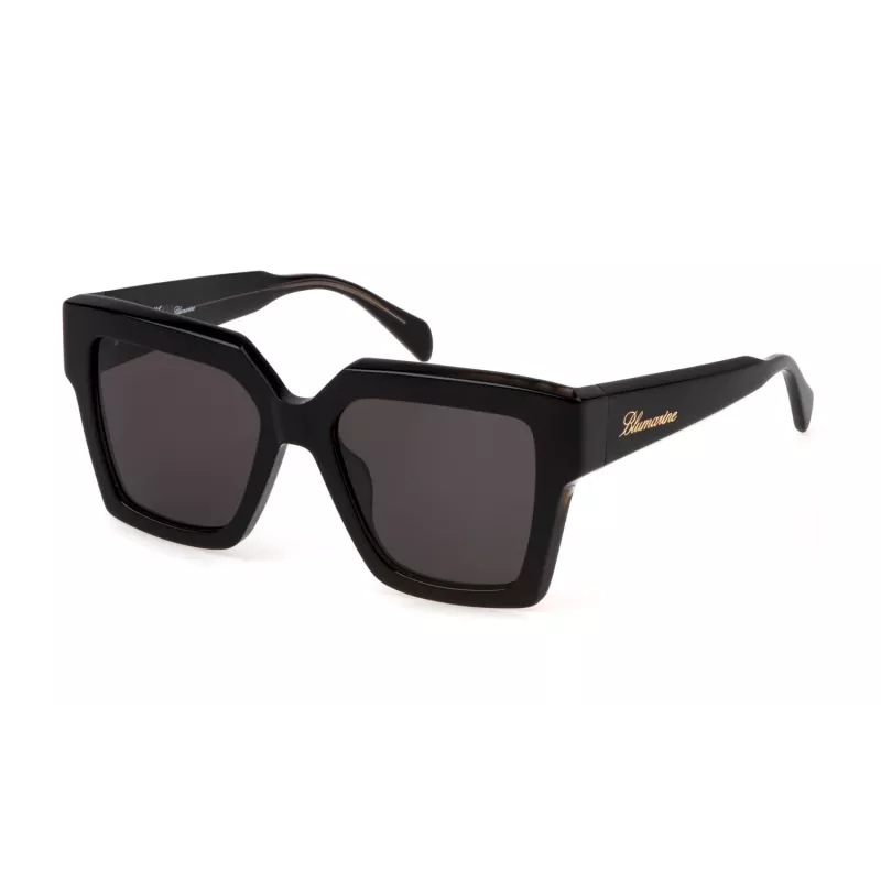 BLUMARINE Moteriški akiniai nuo saulės SBM859-53099A Rudi Havana Drugelis Acetato Rėmelis su Rudais Gradientiniais Polikarbonato Lęšiais 53/18/135 mm UV400