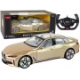 BMW I4 nuotolinio valdymo automobilis RC Rastar Gold 1:14