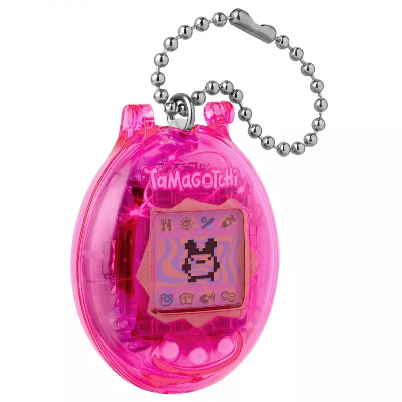 BND Tamagotchi Original Virtual Pet su apsauginiu dėklu - rožinė