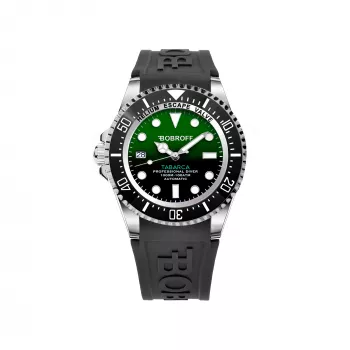 Bobroff BF0002i-BFSTN Vyriškas analoginis kvarcinis laikrodis 42mm juodas nerūdijantis plienas