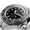 BOBROFF BF001 Vyriškas analoginis kvarcinis laikrodis 44mm juodas odinis dirželis
