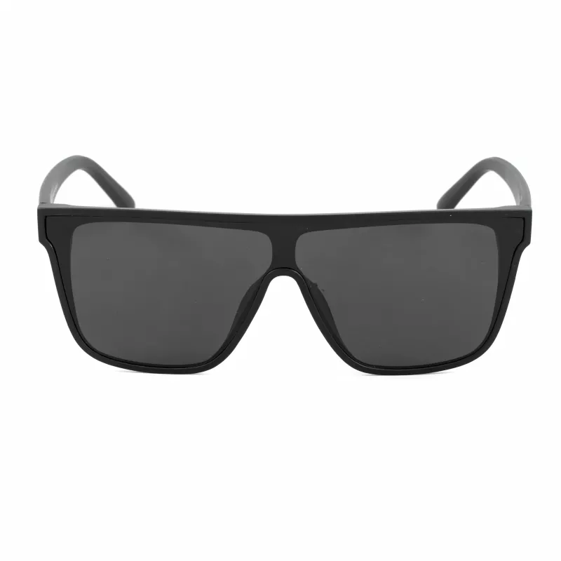 Bobroff BFG0032-S05P vyriški akiniai nuo saulės – poliarizuoti, juodas rėmelis, pilki lęšiai, 143 mm