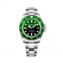 BOBROFF MAN BF0002J1bv Analoginis kvarcinis laikrodis 44mm Juoda oda