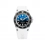 BOBROFF MAN BF0003-BFSTB Analoginis kvarcinis laikrodis 42mm Nerūdijantis plienas Juoda oda